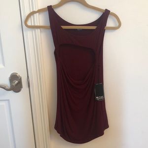 Maroon sexy tank